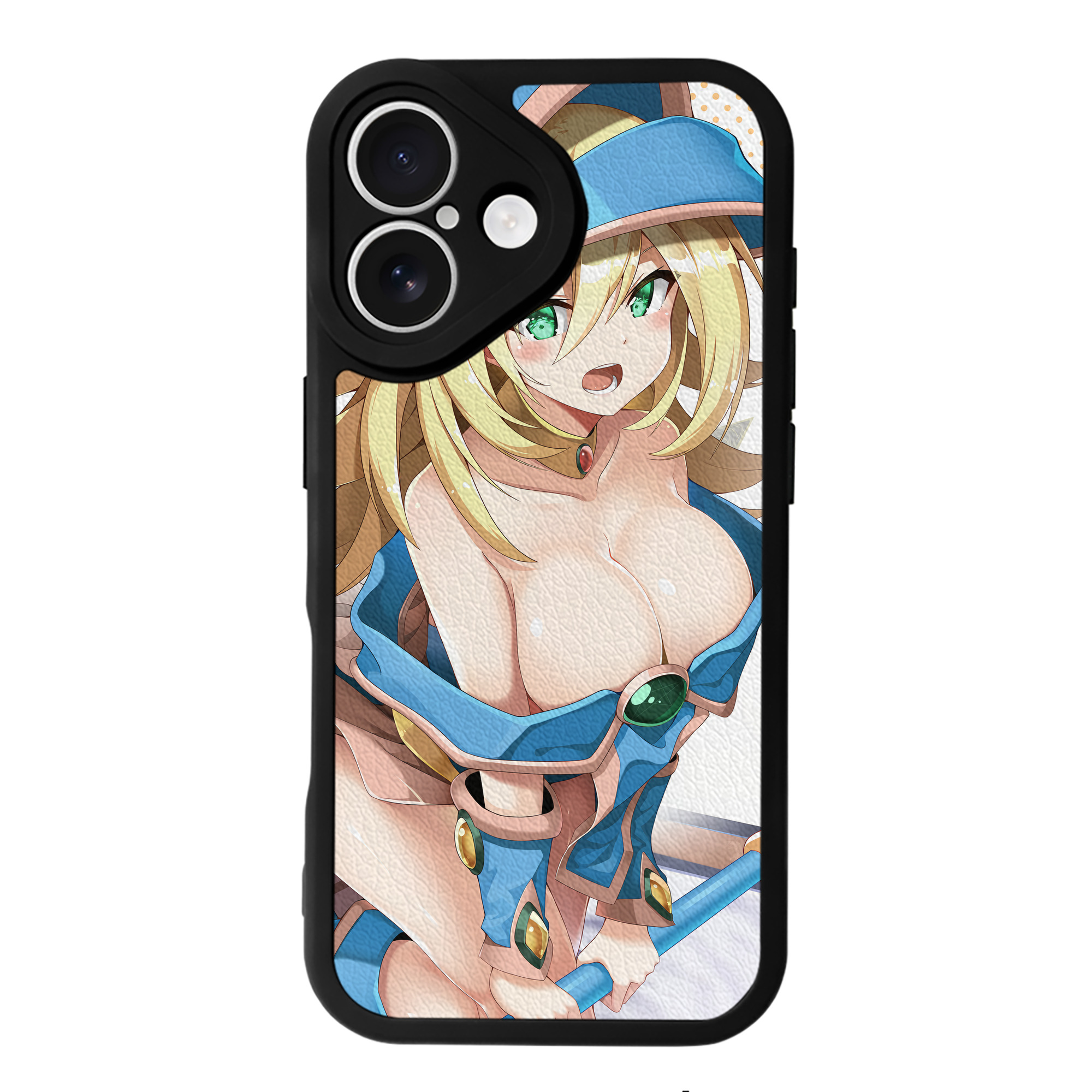 （画像用） 遊☆戯☆王 Yu-Gi-Oh! 【iPhone 16シリーズ対応】シリコンスマホケース（レザー調） 材質：シリコン
